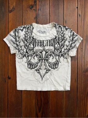 Affliction baby tee Small